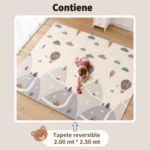 CORRAL DE JUEGOS PREMIUM PLUS 200X250CM – CENTRO DE ACTIVIDADES MULTIFUNCIONAL BLANCO Y COFFEE - Imagen 6