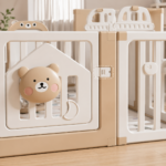 Corralito de Juegos Premium para Bebé con Conectores Reforzados y Alfombra Plegable Incluida 1.50 x 1.80  mts - Imagen 4